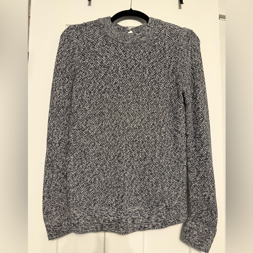 LOFT Black and White Knit Sweater